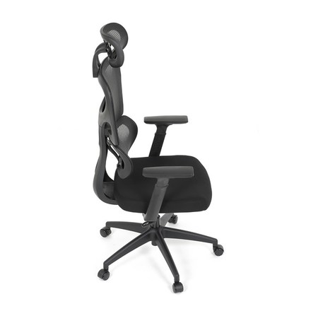 Kancelářská židle Autronic Kancelářská židle, černá síťovina, černý plast, kolečka na tvrdé podlahy (KA-K2080 BK) (22)