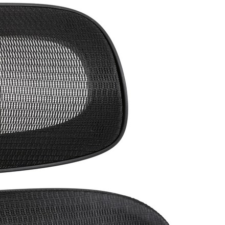 Kancelářská židle Autronic Kancelářská židle, černá síťovina, černý plast, kolečka na tvrdé podlahy (KA-K2080 BK) (35)