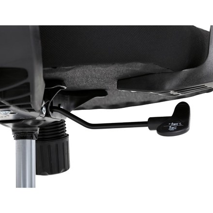 Kancelářská židle Autronic Kancelářská židle, černá síťovina, černý plast, kolečka na tvrdé podlahy (KA-K2080 BK) (39)