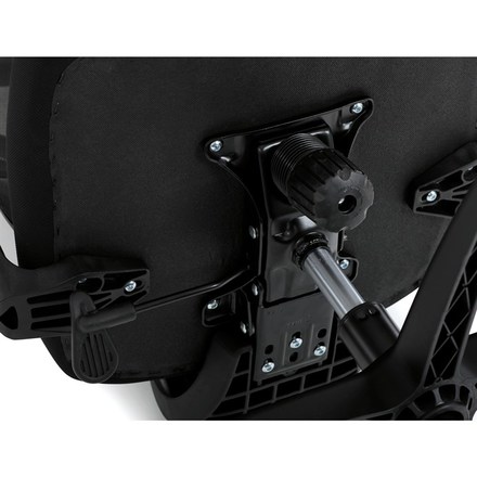 Kancelářská židle Autronic Kancelářská židle, černá síťovina, černý plast, kolečka na tvrdé podlahy (KA-K2080 BK) (40)