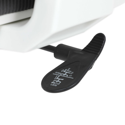 Kancelářská židle Autronic Židle kancelářská, tmavě šedá síťovina MESH, bílý plast, plastový kříž (KA-S247 WT) (43)