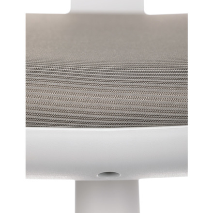 Dětská jídelní židle Autronic Dětská židle, šedá síťovina, černý plastový kříž, kolečka na tvrdé podlahy (KA-C801 GREY) (16)