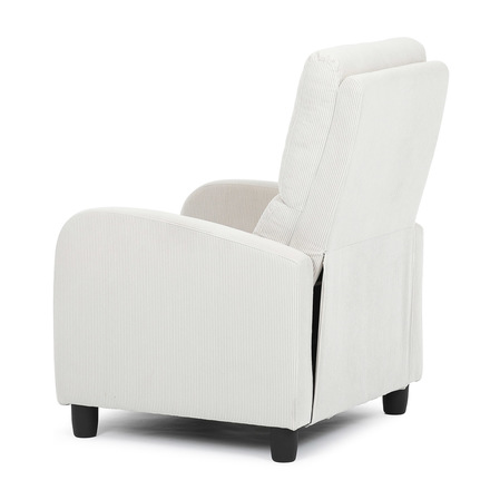 Relaxační křeslo Autronic TV a relaxační křeslo, manuální polohování push back, potah manšestrová béžová látka (TV-4011 BGE2) (10)