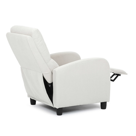 Relaxační křeslo Autronic TV a relaxační křeslo, manuální polohování push back, potah manšestrová béžová látka (TV-4011 BGE2) (15)