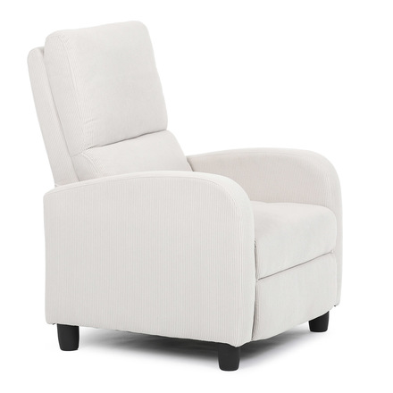 Relaxační křeslo Autronic TV a relaxační křeslo, manuální polohování push back, potah manšestrová béžová látka (TV-4011 BGE2) (18)