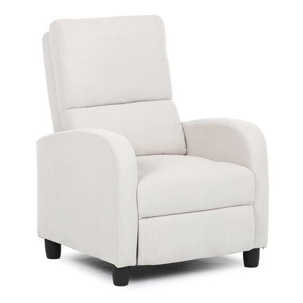 Relaxační křeslo Autronic TV a relaxační křeslo, manuální polohování push back, potah manšestrová béžová látka (TV-4011 BGE2) (21)