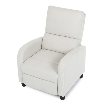 Relaxační křeslo Autronic TV a relaxační křeslo, manuální polohování push back, potah manšestrová béžová látka (TV-4011 BGE2) (23)