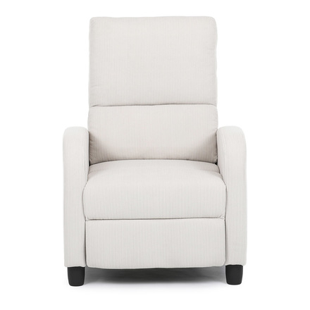 Relaxační křeslo Autronic TV a relaxační křeslo, manuální polohování push back, potah manšestrová béžová látka (TV-4011 BGE2) (2)