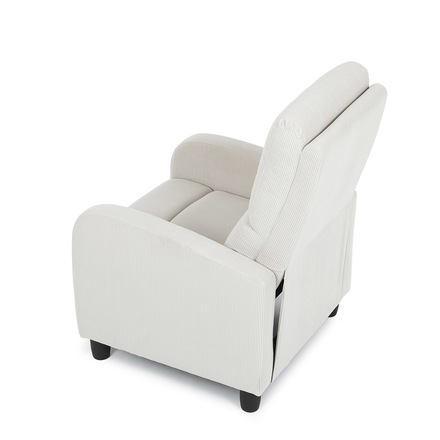 Relaxační křeslo Autronic TV a relaxační křeslo, manuální polohování push back, potah manšestrová béžová látka (TV-4011 BGE2) (30)