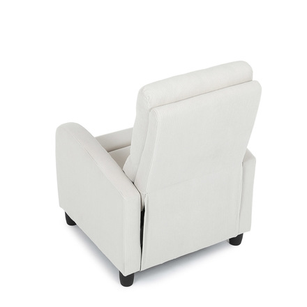 Relaxační křeslo Autronic TV a relaxační křeslo, manuální polohování push back, potah manšestrová béžová látka (TV-4011 BGE2) (31)