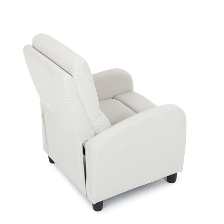 Relaxační křeslo Autronic TV a relaxační křeslo, manuální polohování push back, potah manšestrová béžová látka (TV-4011 BGE2) (34)