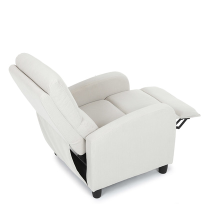 Relaxační křeslo Autronic TV a relaxační křeslo, manuální polohování push back, potah manšestrová béžová látka (TV-4011 BGE2) (35)