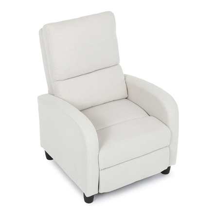 Relaxační křeslo Autronic TV a relaxační křeslo, manuální polohování push back, potah manšestrová béžová látka (TV-4011 BGE2) (41)