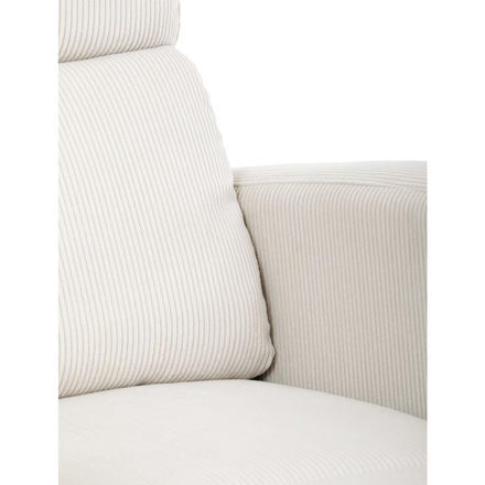 Relaxační křeslo Autronic TV a relaxační křeslo, manuální polohování push back, potah manšestrová béžová látka (TV-4011 BGE2) (44)