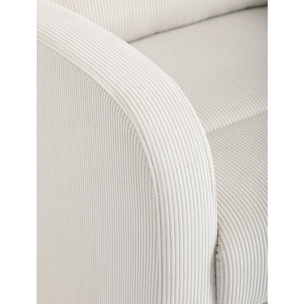 Relaxační křeslo Autronic TV a relaxační křeslo, manuální polohování push back, potah manšestrová béžová látka (TV-4011 BGE2) (45)