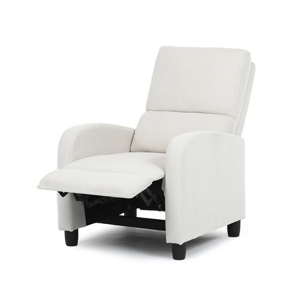 Relaxační křeslo Autronic TV a relaxační křeslo, manuální polohování push back, potah manšestrová béžová látka (TV-4011 BGE2) (4)