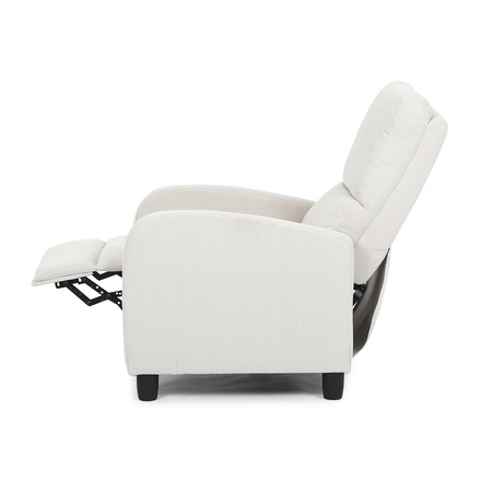 Relaxační křeslo Autronic TV a relaxační křeslo, manuální polohování push back, potah manšestrová béžová látka (TV-4011 BGE2) (8)