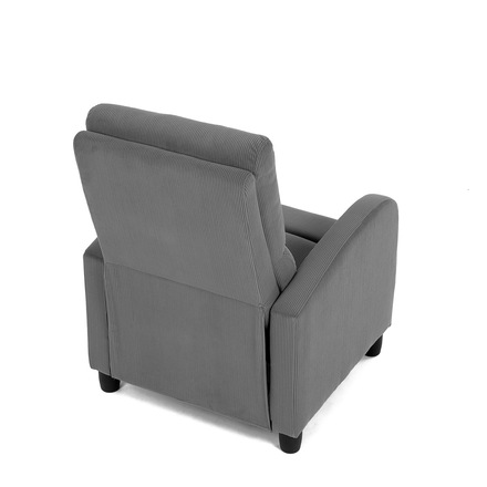 Relaxační křeslo Autronic TV a relaxační křeslo, manuální polohování push back, potah manšestrová šedá látka (TV-4011 GREY2) (33)