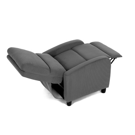 Relaxační křeslo Autronic TV a relaxační křeslo, manuální polohování push back, potah manšestrová šedá látka (TV-4011 GREY2) (36)