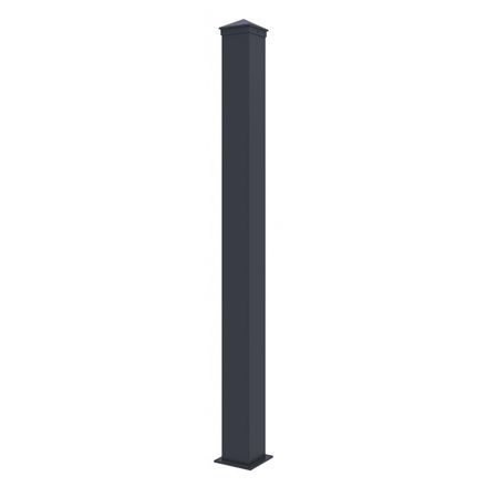 Plotový sloupek G21 pro plotové pole 10x169 cm s patkou, antracitový