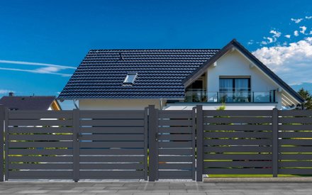 Plotové pole G21 Reno 168x158 cm, antracitové (3)