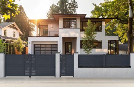 Plotové pole G21 Marion 168x78 cm, antracitové (2)