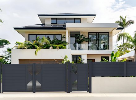 Plotové pole G21 Marion 168x78 cm, antracitové (3)