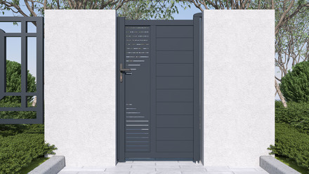 Branka G21 Marion 100x173 cm pravá, antracitová (4)