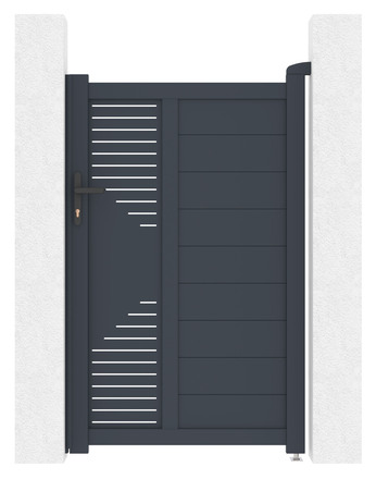 Branka G21 Marion 100x158 cm pravá, antracitová (2)