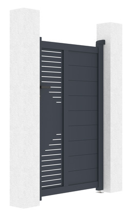 Branka G21 Marion 100x158 cm pravá, antracitová (3)