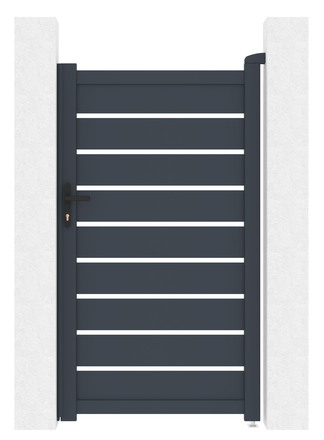 Branka G21 Reno 100x176 cm pravá, antracitová (2)