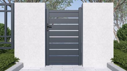 Branka G21 Reno 100x158 cm pravá, antracitová (4)