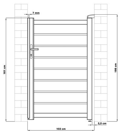 Branka G21 Reno 100x158 cm pravá, antracitová (8)