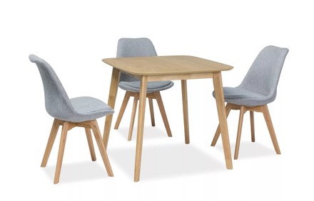 Moderní jídelní stůl Signal Mosso III 80x80 dub (1)