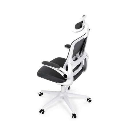 Kancelářská židle Autronic šedá síťovina, šedý plast, plastový kříž, kolečka pro tvrdé podlahy (KA-Q843 GREY) (17)