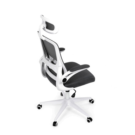 Kancelářská židle Autronic šedá síťovina, šedý plast, plastový kříž, kolečka pro tvrdé podlahy (KA-Q843 GREY) (21)