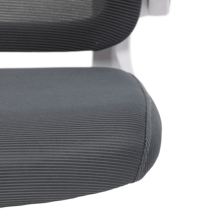 Kancelářská židle Autronic šedá síťovina, šedý plast, plastový kříž, kolečka pro tvrdé podlahy (KA-Q843 GREY) (26)
