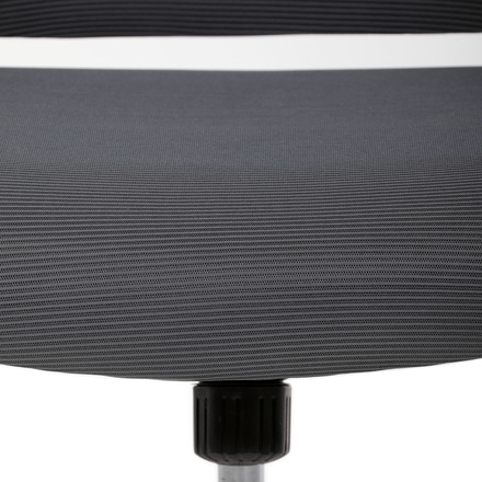 Kancelářská židle Autronic šedá síťovina, šedý plast, plastový kříž, kolečka pro tvrdé podlahy (KA-Q843 GREY) (27)