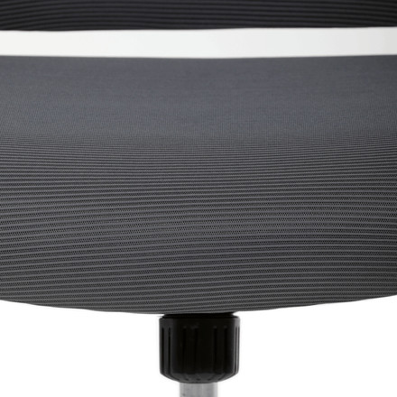 Kancelářská židle Autronic šedá síťovina, šedý plast, plastový kříž, kolečka pro tvrdé podlahy (KA-Q843 GREY) (27)
