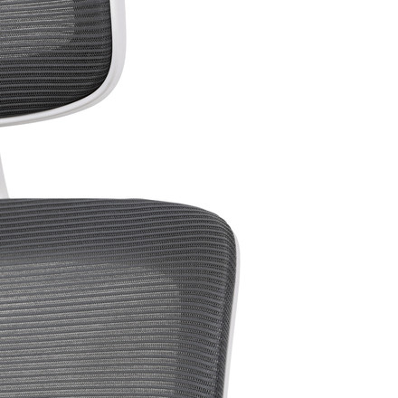 Kancelářská židle Autronic šedá síťovina, šedý plast, plastový kříž, kolečka pro tvrdé podlahy (KA-Q843 GREY) (33)