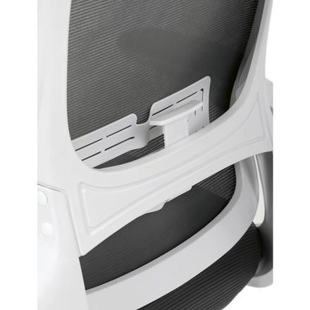 Kancelářská židle Autronic šedá síťovina, šedý plast, plastový kříž, kolečka pro tvrdé podlahy (KA-Q843 GREY) (36)
