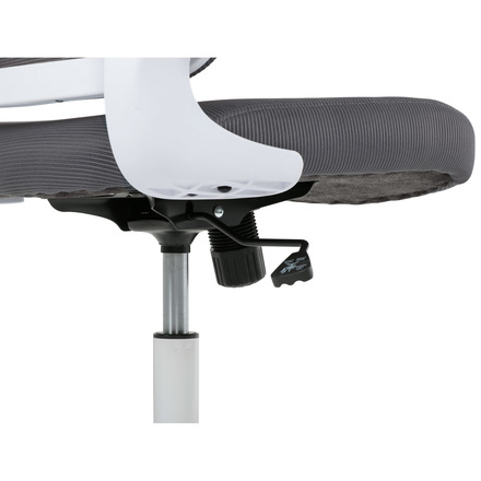 Kancelářská židle Autronic šedá síťovina, šedý plast, plastový kříž, kolečka pro tvrdé podlahy (KA-Q843 GREY) (38)