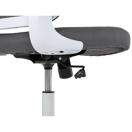 Kancelářská židle Autronic šedá síťovina, šedý plast, plastový kříž, kolečka pro tvrdé podlahy (KA-Q843 GREY) (38)