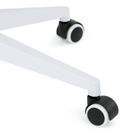 Kancelářská židle Autronic šedá síťovina, šedý plast, plastový kříž, kolečka pro tvrdé podlahy (KA-Q843 GREY) (39)
