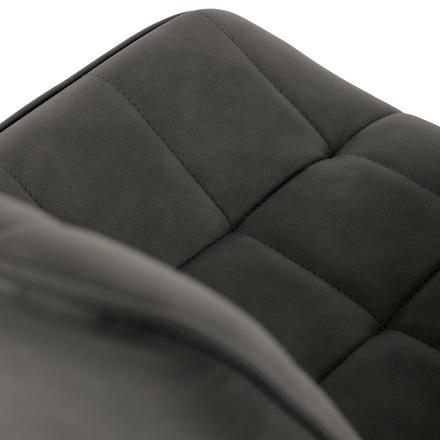 Kancelářská židle Autronic šedá látka v dekoru broušené kůže, černý kovový kříž (KA-V3120 GREY3) (31)