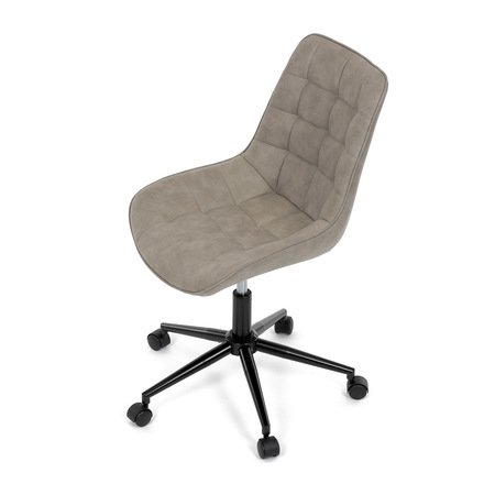 Kancelářská židle Autronic béžová látka v dekoru broušené kůže, černý kovový kříž (KA-V3120 LAN3) (15)