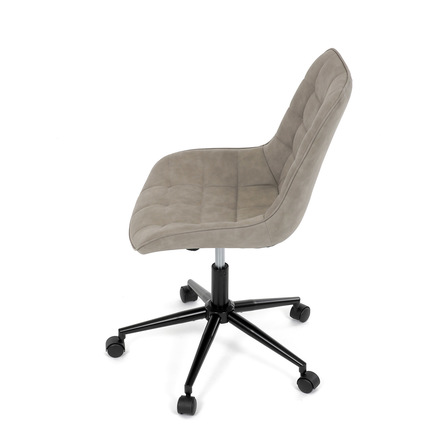 Kancelářská židle Autronic béžová látka v dekoru broušené kůže, černý kovový kříž (KA-V3120 LAN3) (16)