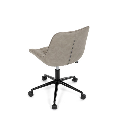 Kancelářská židle Autronic béžová látka v dekoru broušené kůže, černý kovový kříž (KA-V3120 LAN3) (18)