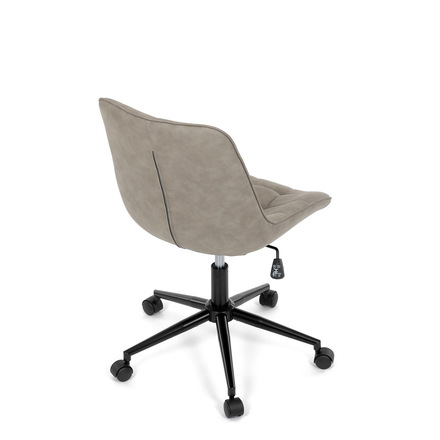 Kancelářská židle Autronic béžová látka v dekoru broušené kůže, černý kovový kříž (KA-V3120 LAN3) (20)