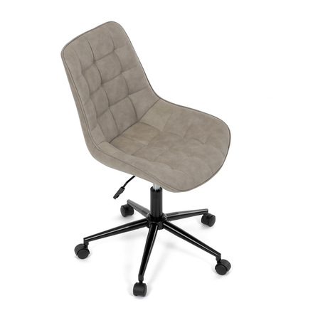 Kancelářská židle Autronic béžová látka v dekoru broušené kůže, černý kovový kříž (KA-V3120 LAN3) (23)